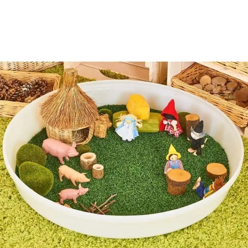 Betaalbaar Tuff Tray rond 69cm - Kunstgras Insert
