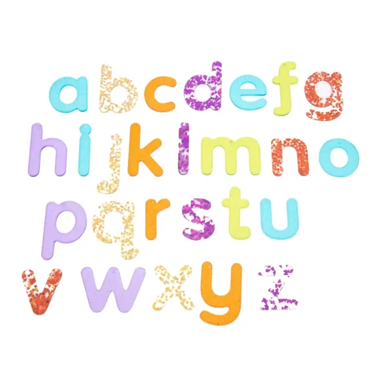 Koop Vandaag TickiT - Letters in regenboogkleuren en glitters - 26 stuks