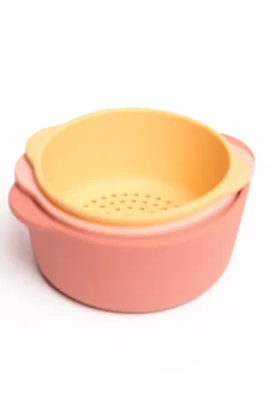 Inspire My Play Play Tray - 3 bakjes inclusief zeef Roze/Geel Express Levering