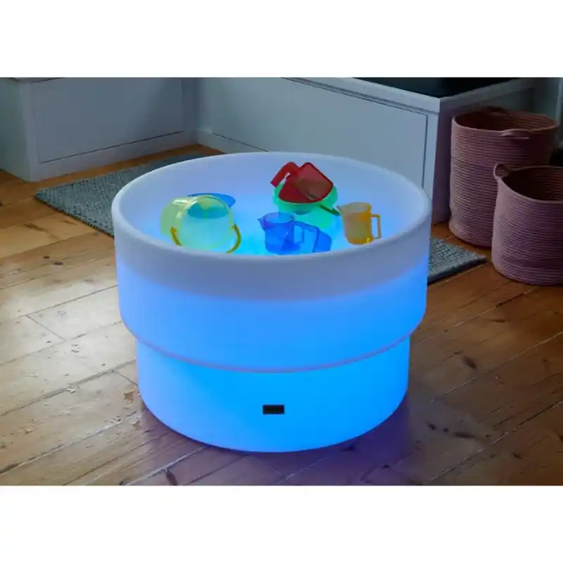 Zand- en watertafel (75cm) met verschillende kleuren licht - TickiT Exclusieve Aanbieding