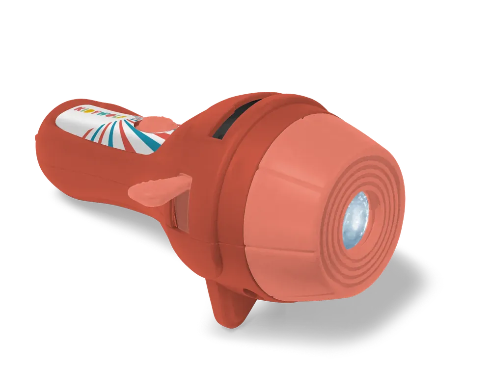 Merkproduct Kidywolf - Kidyslide projectie zaklamp met drie circus slides
