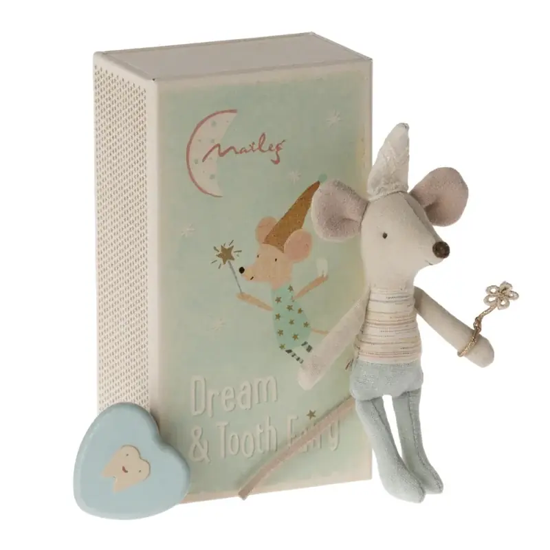 Maileg - Tandenfee kleine broer muis met metalen tandendoosje Speciale Aanbieding