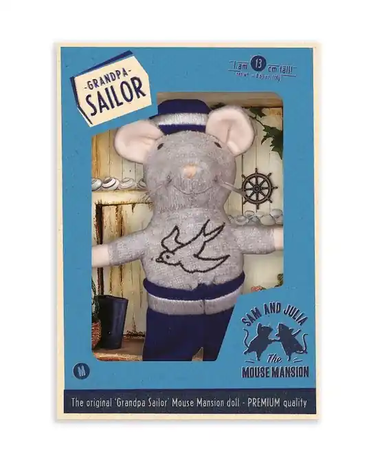 Het Muizenhuis - Knuffelmuis Opa Zeeman - 12 cm Koop Vandaag