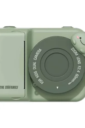 Merkproduct The Zoofamily - Zoo Print Dino Green - digitale kindercamera met ingebouwde printer