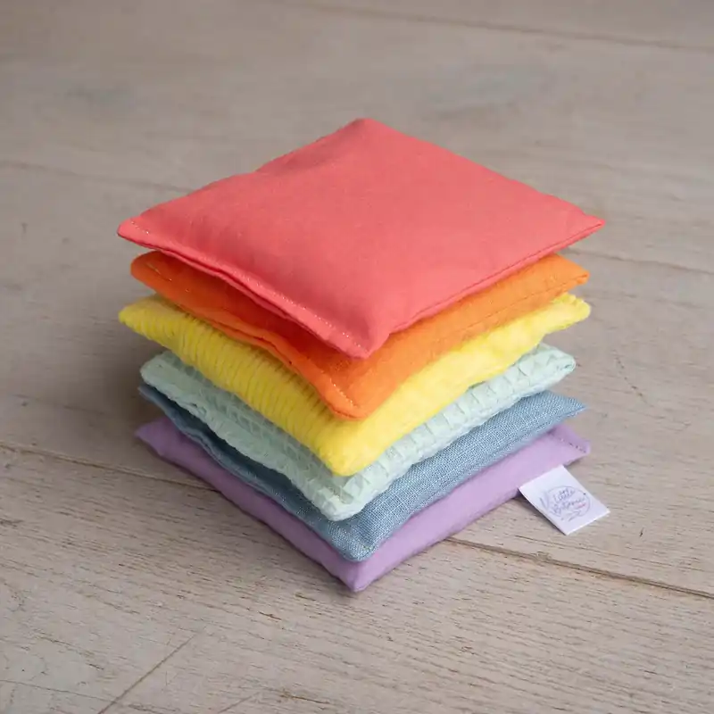 Seizoensaanbieding Little Botanic Label - 6 stuks Pastel pittenzakjes