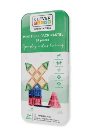 Cleverclixx - Mini Tiles Pack Pastel (28 stuks) Merkproduct