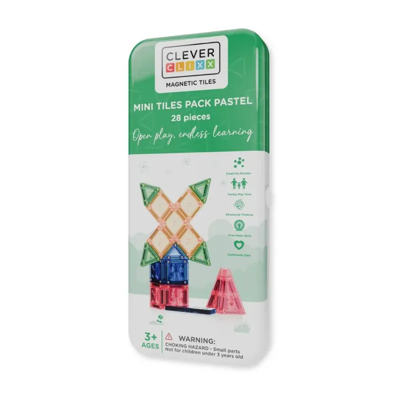 Cleverclixx - Mini Tiles Pack Pastel (28 stuks) Merkproduct