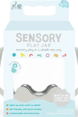 Glo Pals - Kleur veranderende speelpot - Sensory Play Cup Cloud Grey Finale Uitverkoop