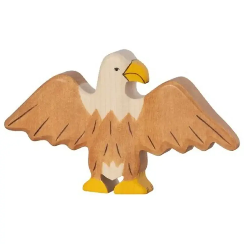 Adelaar - 9 cm - Houten dieren - Holztiger Gecertificeerd