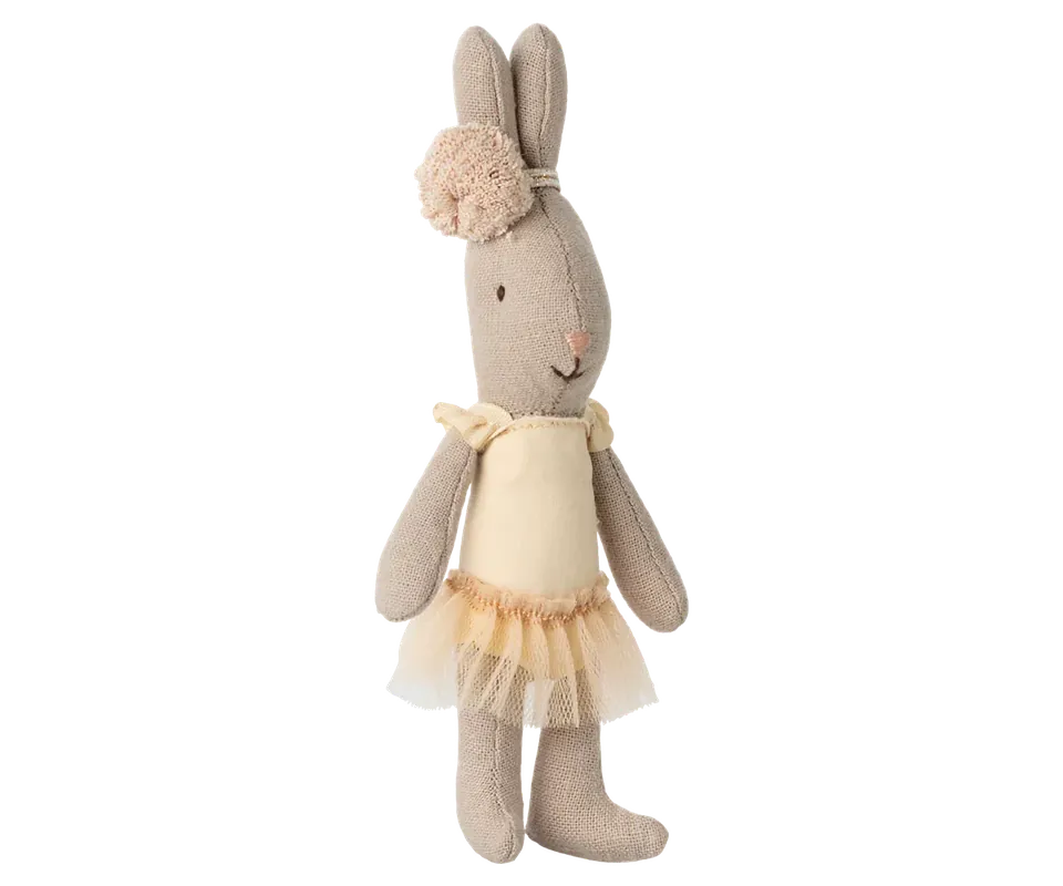 Maileg - Micro Konijntje balletpakje 14cm - cream Op = Op
