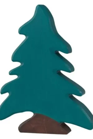 Beperkte Voorraad Holztiger - Houten conifeer - 16 cm