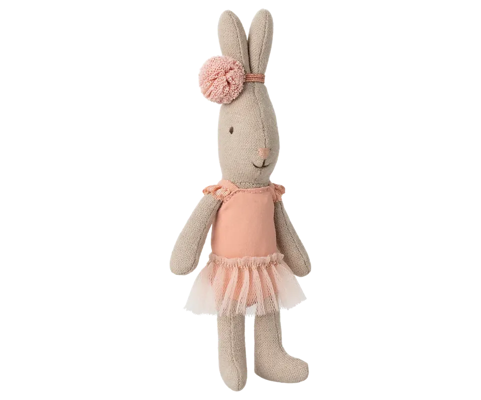 Maileg - Micro Konijntje balletpakje 14cm - rose Beperkt Aanbod