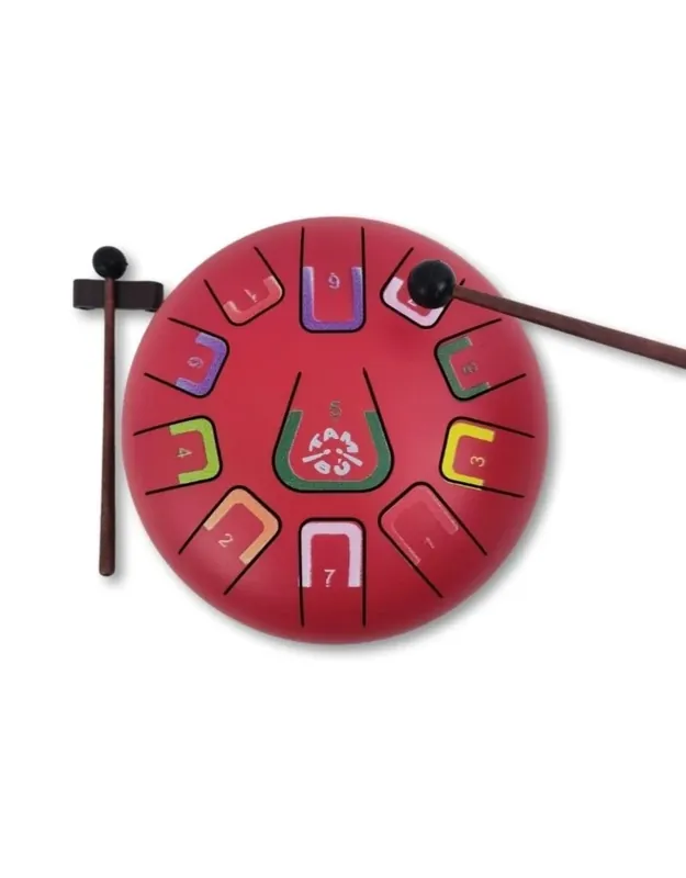 Tambu Tambú - Tongdrum Rood Hoge Kwaliteit