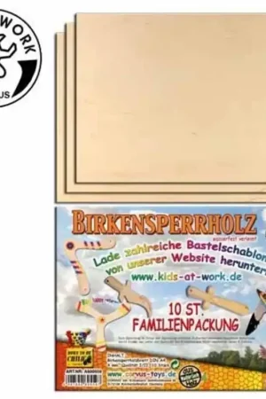 10 multiplex platen (berkenhout) - Kids at work Rechtstreeks Van De Fabrikant