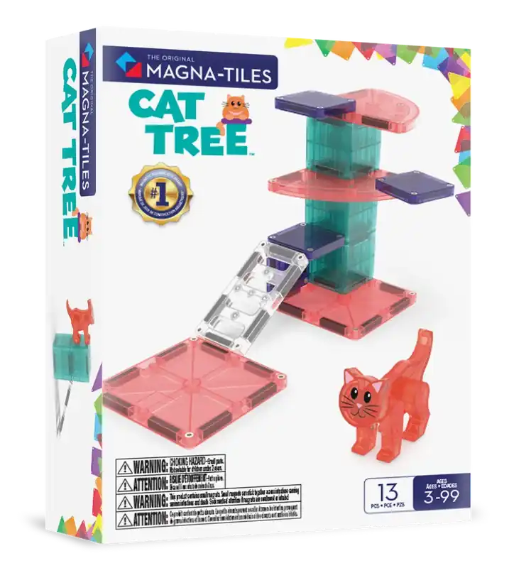 Beperkte Voorraad MAGNA-TILES® Cat tree met microMags (13 stuks)