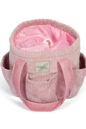 Shop Nu ByAstrup -Verzorgingstas voor stokpaard - Corduroy - Roze