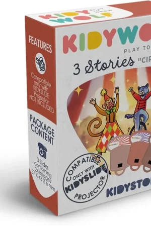 Bestseller Kidywolf - Kidystories Le Cirque uitbreidingsset voor projectiezaklamp - 3 slides