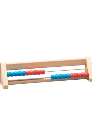 Wissner - Telraam - 20 kralen - rood en blauw Uitverkoop