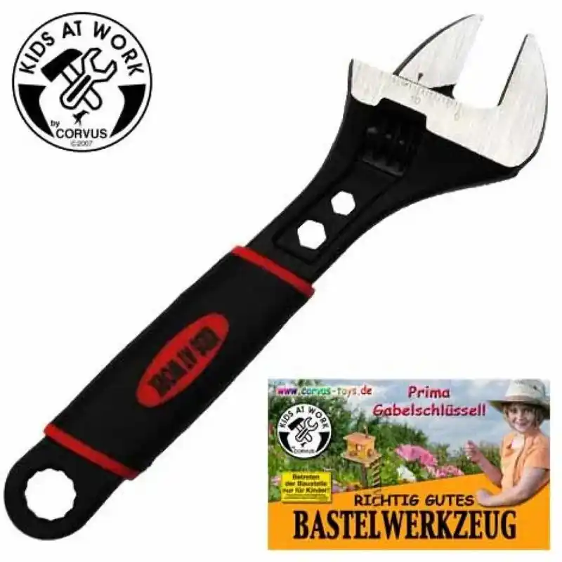 Weekendaanbieding Verstelbare moersleutel - Kids at work