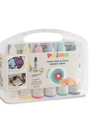 Primo - Raamverf in fles (6x75ml) Aanbieding
