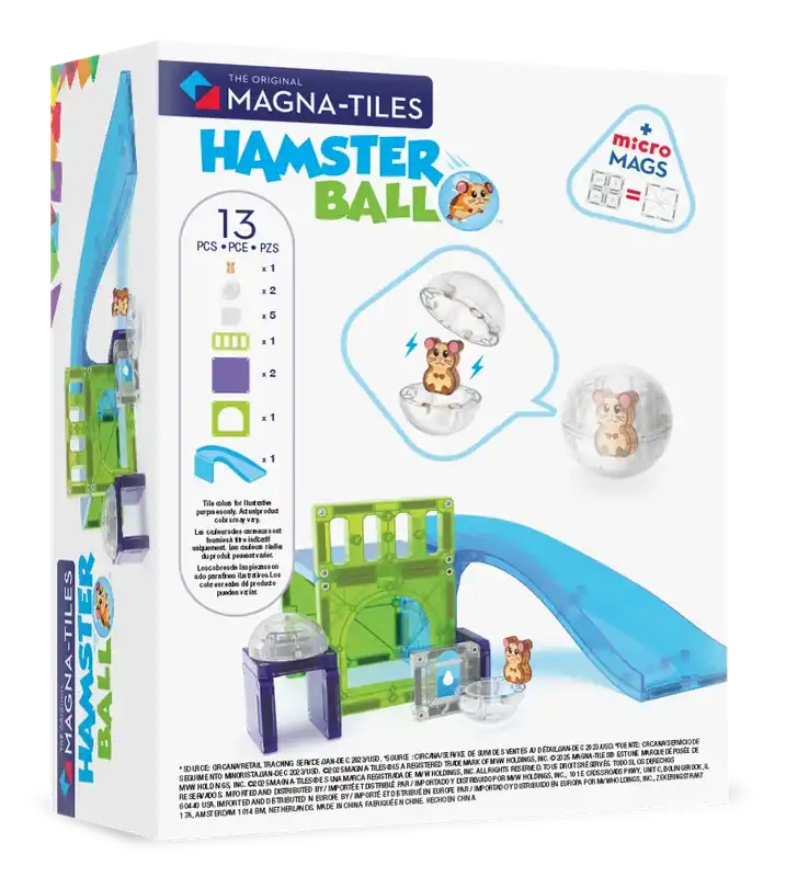 MAGNA-TILES® Hamster Ball met microMAGS (13 stuks) Betaalbaar