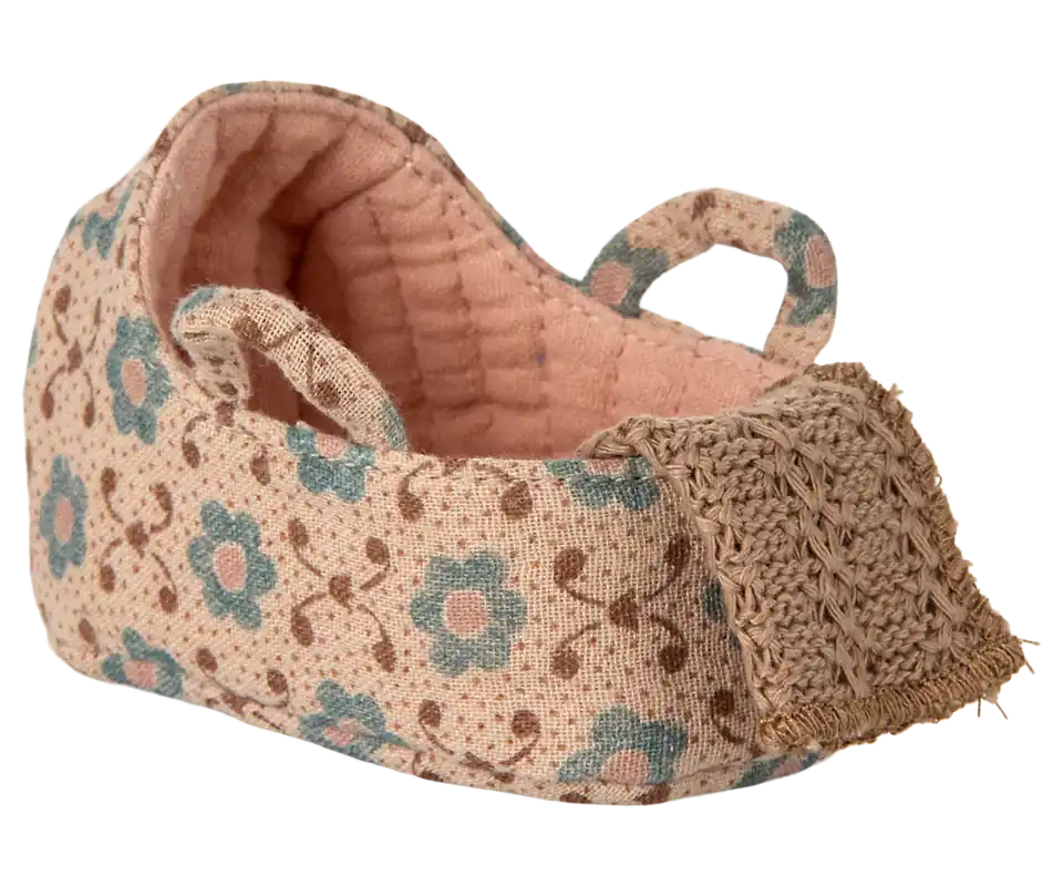 Must-Have Maileg - Draagmand voor baby muis roze