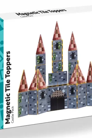 Learn And Grow - Magnetisch constructiespeelgoed Toppers Kastelen - 40 stuks Nu Kopen