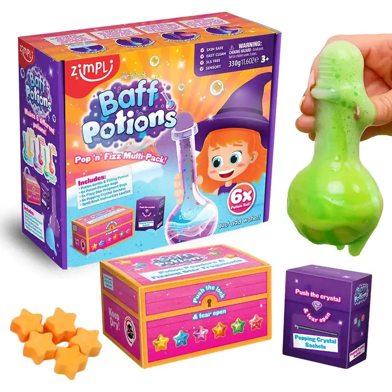 Nieuw Zimpli Kids - Baff Potions maak toverdrankjes - Pop'n'Fizz Multipack