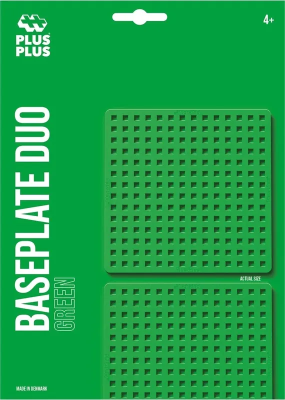 Direct Verzonden Plus-Plus - Bouwplaat groen (2 stuks)