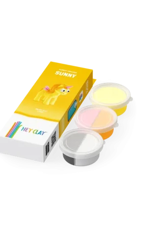 Lage Kosten Hey Clay - Unicorns Sunny (3 potjes)
