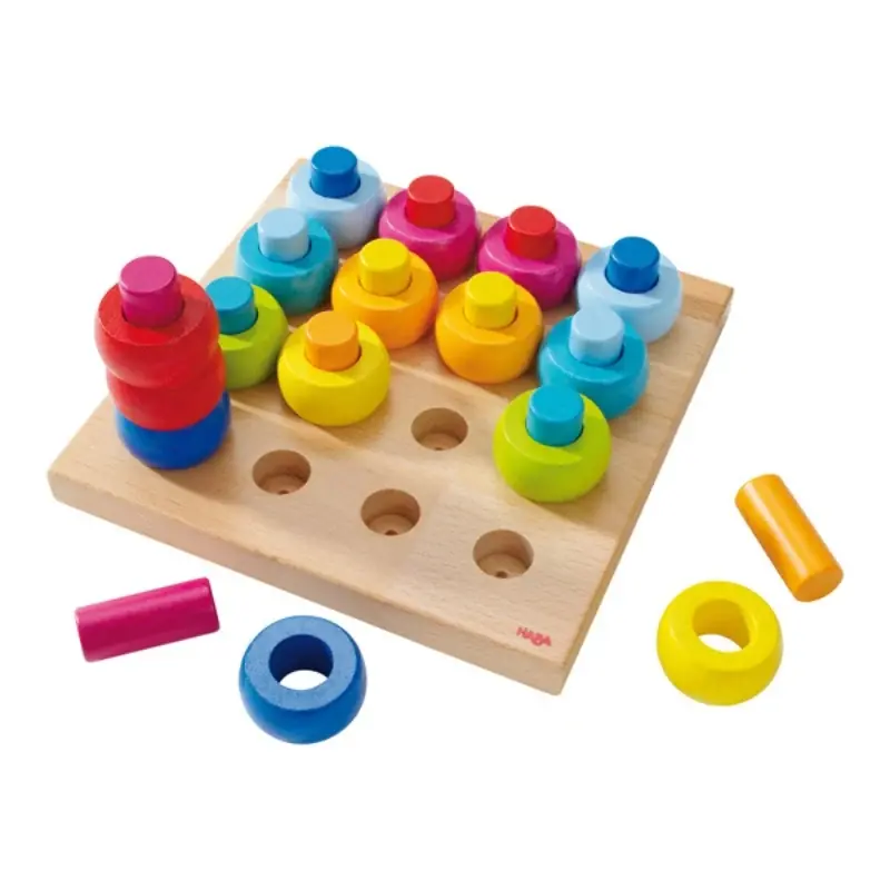 Haba - Regenboog draaikolken (steekspel, 2+ jaar) Shop Nu