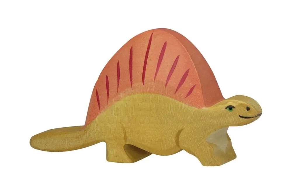 Koopje Holztiger - Houten Dieren - Dinosaurus Dimetrodon - 11 cm