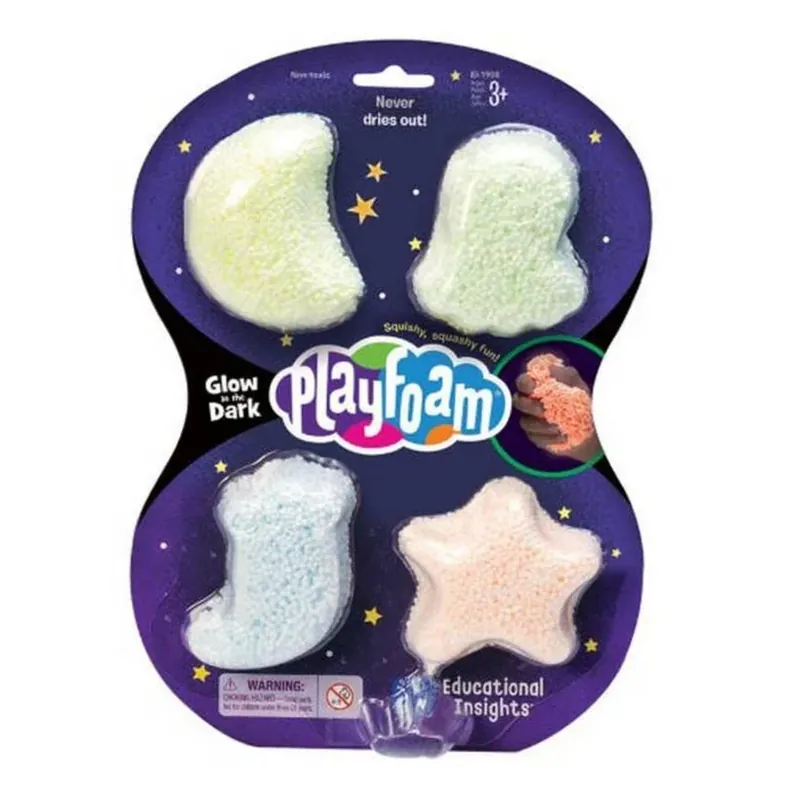 Educational Insights - Playfoam Glow in the Dark 4-pack Express Levering