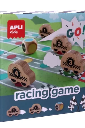 Alleen Vandaag Apli - Racespel met houten auto's (vanaf 3 jaar)