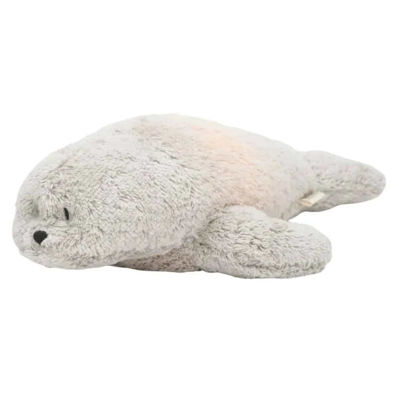 Betrouwbaar Moonie - Slaapknuffel The Humming Seal 2.0 - Grey White Noise
