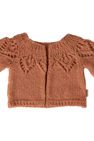 Aanbieding Maileg - Gebreid Vestje, Maat 4 - Vintage Roze