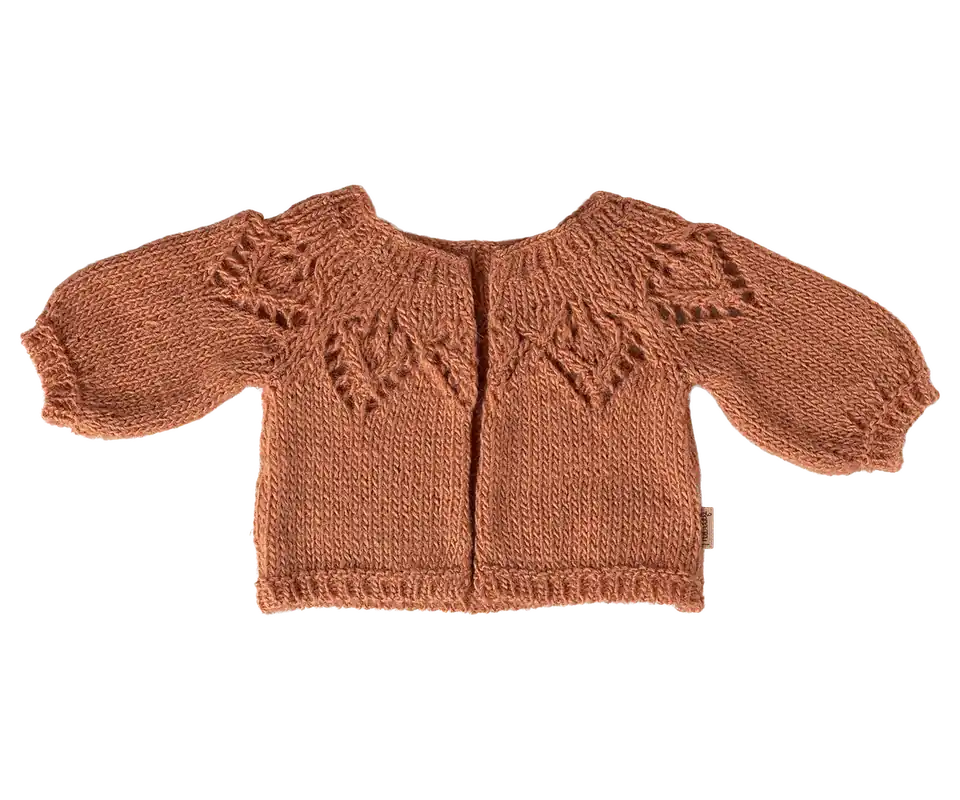 Aanbieding Maileg - Gebreid Vestje, Maat 4 - Vintage Roze