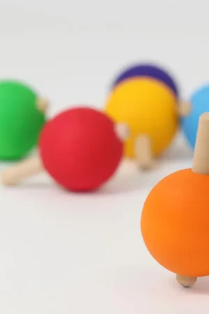 Direct Beschikbaar Grimm's Tollen 6 stuks - regenboog