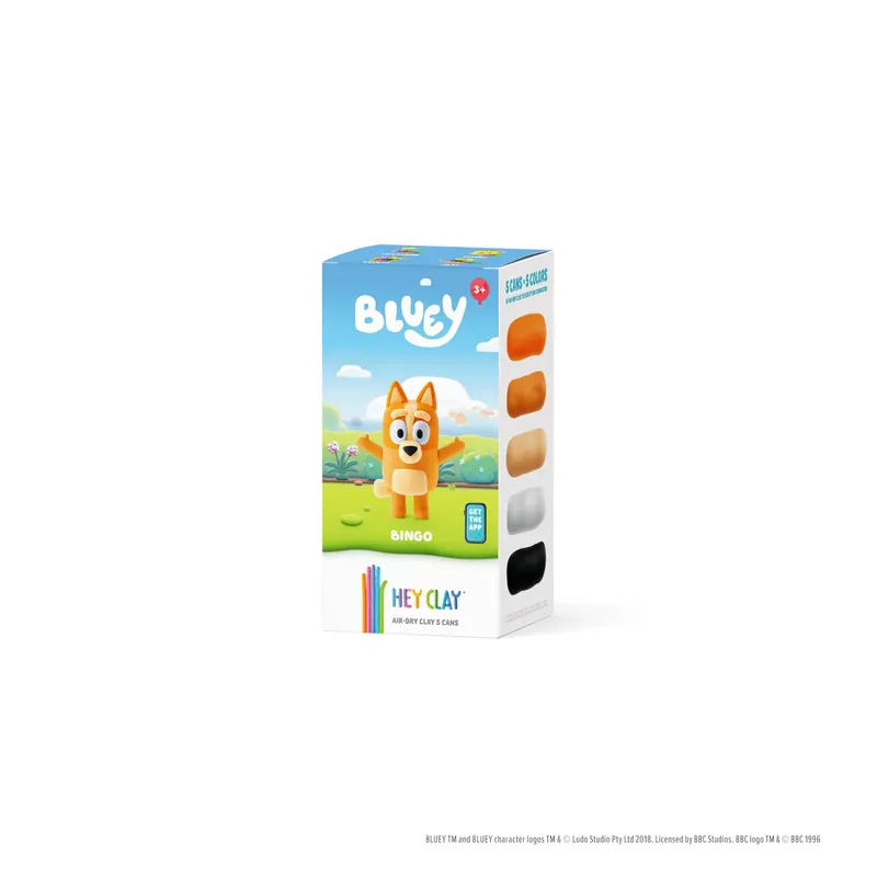 Superprijs Hey Clay - Bingo LIMITED EDITION BLUEY - 5 potjes