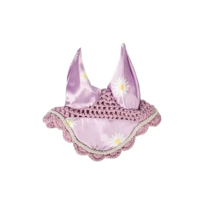 HKM - Oornetje voor stokpaard hobby horse - roze met bloemen Superprijs