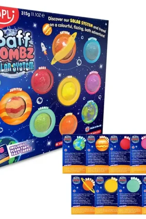 Flitsaanbieding Zimpli Kids - Zonnestelsel Baff Bombz (9 stuks)