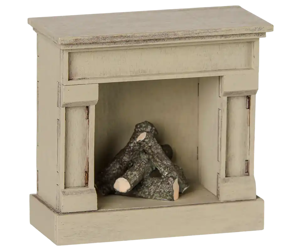 Goedkoop Maileg - Openhaard Muis - Off White