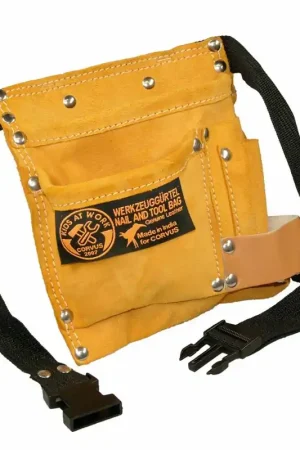 Aanbieding Kids At Work - Lederen gereedschapsgordel