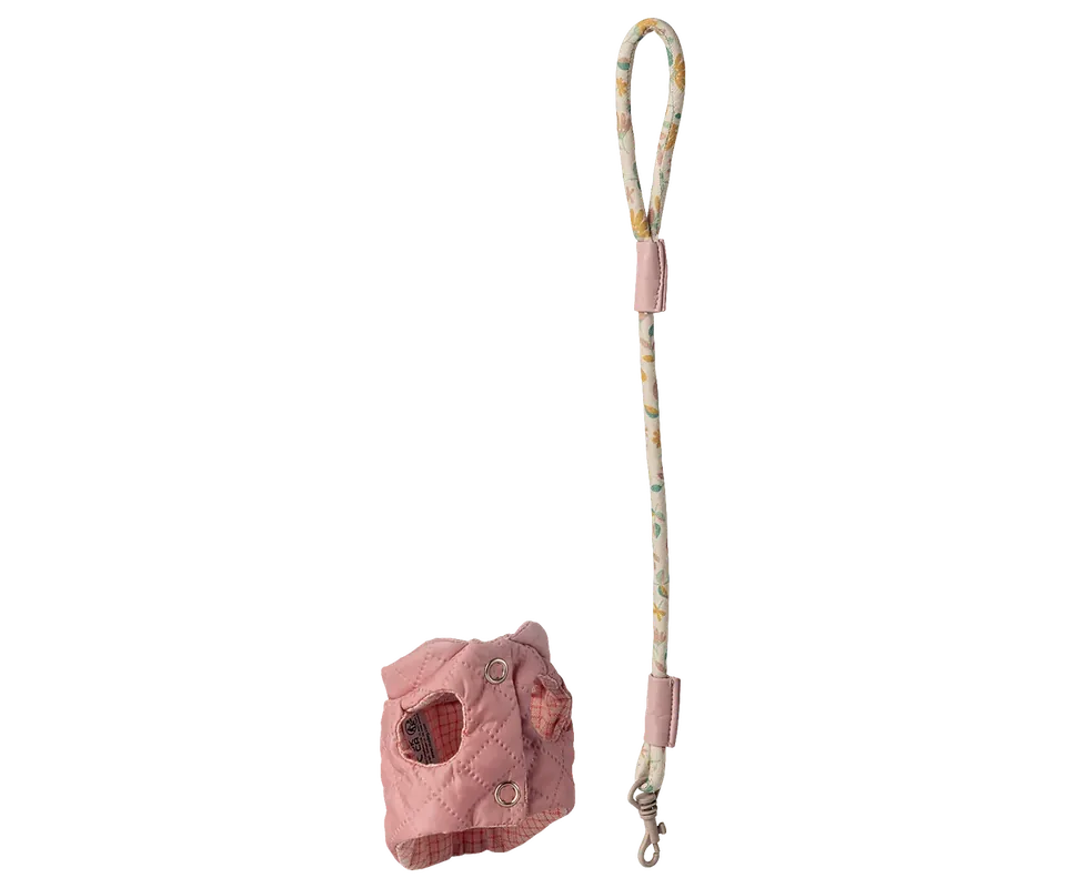 Maileg - Huisdier Accessoires, Tuigje met Lijn - Roze Betrouwbaar