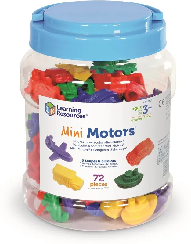 Fabrieksprijs Learning Resources - Mini Motors® Counters (72 stuks) - sorteren