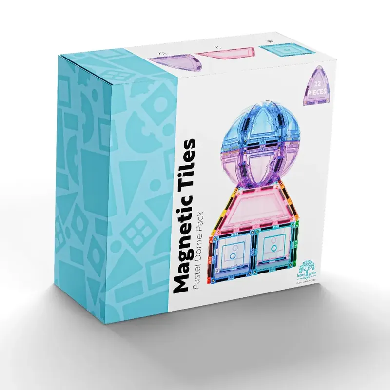 Nu Kopen Learn And Grow - 22 stuks Pastel Dome Pack - magnetisch constructiespeelgoed