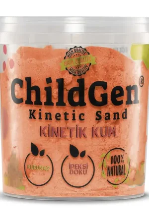 Childgen - magisch zand oranje 500gr Op = Op