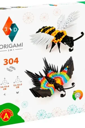 ORIGAMI 3D Bee and Buterfly - 304pcs Must-Have