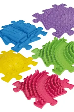Muffik - 5 Orthopedische Sensorische Vloertegels (30x30cm) Nu Kopen