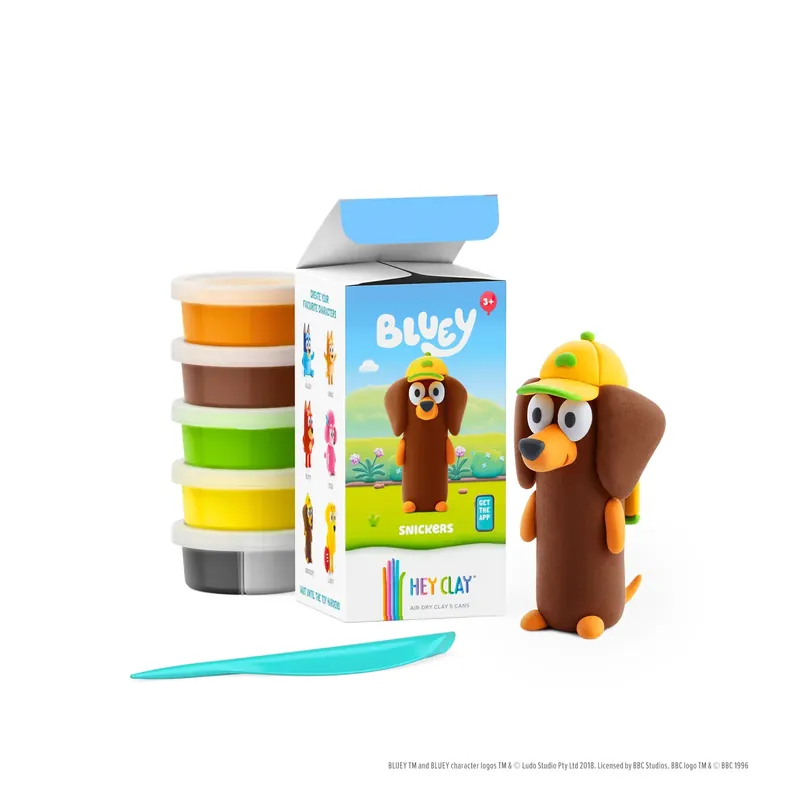 Lage Kosten Hey Clay - Snickers LIMITED EDITION BLUEY - 5 potjes